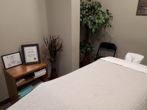 Oak Branch Therapeutic Massage clinic practice room